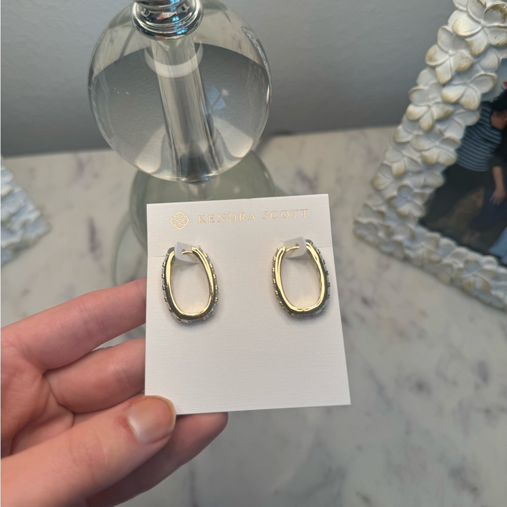 Kendra Scott chandler reversible hoop earrings